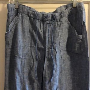 Linen and  Jean  look pant